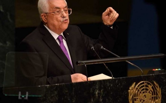 الرئيس محمود عباس في الأمم المتحدة.